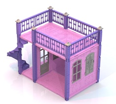 Нордпласт Домик для кукол &quot;Замок Принцессы&quot;, 1 этаж Нордпласт.
