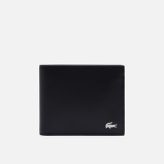 Кошелек Lacoste Fitzgerald Leather 6 Card, цвет чёрный