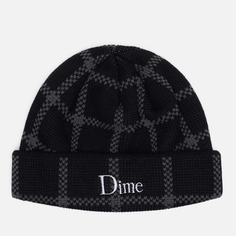 Шапка Dime Dime Classic Plaid, цвет чёрный