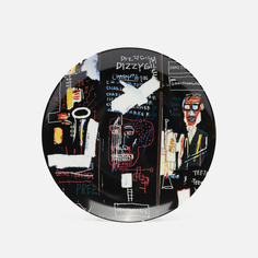 Тарелка Ligne Blanche Jean-Michel Basquiat Horn Players Black Medium, цвет чёрный