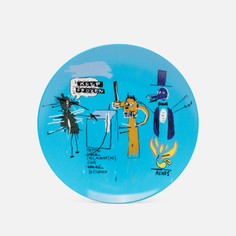 Тарелка Ligne Blanche Jean-Michel Basquiat Keep Frozen Blue Medium, цвет синий