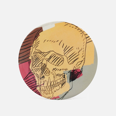 Тарелка Ligne Blanche Andy Warhol Skull Brown/Beige/Pink Medium, цвет коричневый