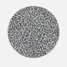 Тарелка Ligne Blanche Keith Haring Black Pattern Large, цвет белый
