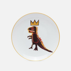 Тарелка Ligne Blanche Jean-Michel Basquiat Dragon White Medium, цвет белый