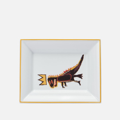 Поднос Ligne Blanche Jean-Michel Basquiat Gold Dragon, цвет белый