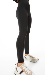 Stradivarius Спортивные Легинсы Из Ткани Soft Touch Черный M