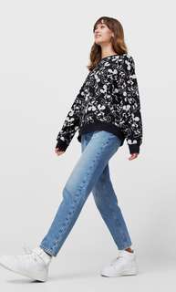 Stradivarius Толстовка «Микки» Темно-Серый Xl