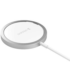БЗУ Deppa MagSafe Qi 15W серебристый MagSafe Qi 15W серебристый