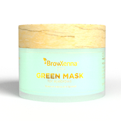 BrowXenna, Маска для бровей Green, 15 мл