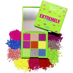 7 Days, Палетка пигментов Extremely Chick UVglow Neon, тон 502