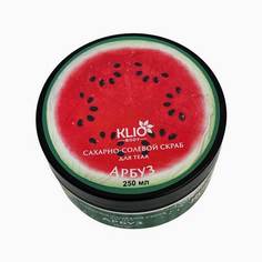 Klio Professional, Сахарно-солевой скраб для тела «Арбуз», 250 мл