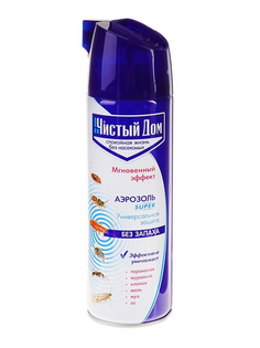 Средство защиты от комаров Чистый дом 400ml 4026657