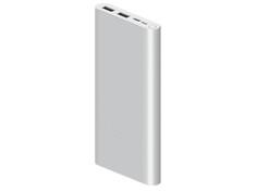 Внешний аккумулятор Xiaomi Mi Power Bank 3 10000mAh Type-c + 2USB Silver PLM13ZM Fast Charge 18W