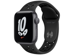 Умные часы Apple Watch SE GPS 40мм Aluminum Case with Nike Sport Band, серый космос/антрацитовый/черный