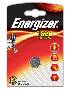 Батарейка CR1620 - Energizer Lithium 3V PIP1 E300844001 / 21267