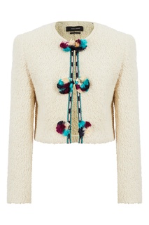 Жакет из шерсти цвета экрю Gradiazi Isabel Marant