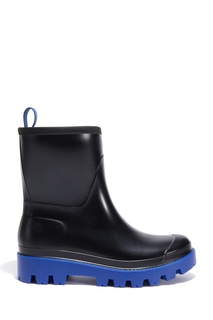 Черно-синие резиновые ботинки Giove GIA Couture