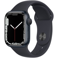 Смарт-часы Apple Watch Series 7 41 мм тёмная ночь, спортивный ремешок