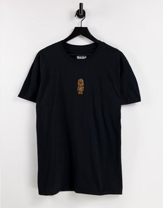 Oversized-футболка с вышивкой Чубакки-Черный цвет Poetic Brands