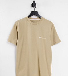 Бежевая футболка с логотипом спереди и сзади Berghaus Heritage – эксклюзивно для ASOS-Коричневый цвет