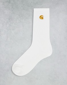 Белые носки Carhartt WIP Chase-Белый