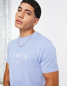 Синяя футболка с логотипом от комплекта Il Sarto-Голубой