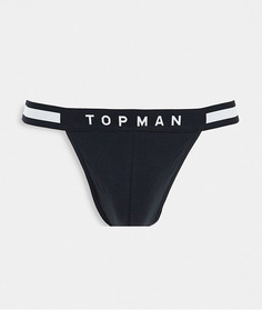 Черные стринги Topman-Черный цвет