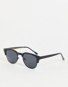 Черные квадратные солнцезащитные очки в стиле унисекс A.Kjaerbede Club Bate-Черный цвет