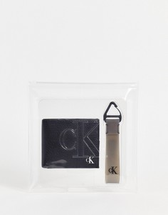 Комплект из брелока для ключей и бумажника черного цвета Calvin Klein Jeans-Черный цвет
