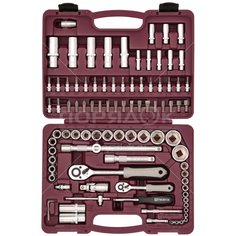 Набор слесарных инструментов Thorvik, UTS0094, 1/2", 1/4", кейс, 94 предмета