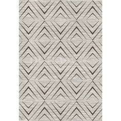 Ковер Silvano Ромбы 219633B серый прямоугольный, 1.33х1.9 м