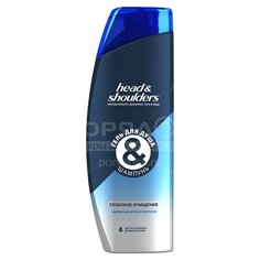 Гель для душа Head & Shoulders Глубокое очищение 2в1 для мужчин, 360 мл