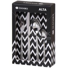 Набор столовых приборов нержавеющая сталь, 23 предмета, Daniks, Alta