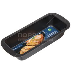Форма для выпечки сталь, 13х29.5х7 см, антипригарное покрытие, прямоугольная, Daniks, KB19610