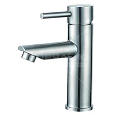 Смеситель для раковины, РМС, с картриджем, нержавеющая сталь, SUS124-001F