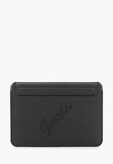Чехол для ноутбука Guess 13", Sleeve Saffiano Script logo Black
