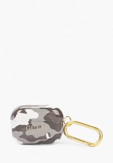 Чехол для наушников Guess Airpods Pro, TPU with carabin Camouflage Black