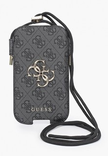 Чехол для телефона Guess Pouch PU 4G Grey (M size, IP12)