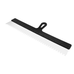 Шпатель зубчатый lom, 600 мм, зуб 8 мм, нержавеющая сталь