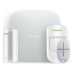 Комплект AJAX StarterKit Plus, +датчик протечки воды (1), безопасность и защита, белый