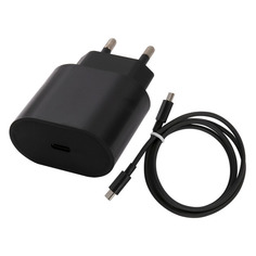 Сетевое зарядное устройство Redline PD1-3A, USB type-C, USB type-C, 3A, черный [ут000027289]