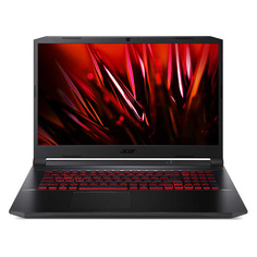 Ноутбук Acer Nitro 5 AN517-54-51MJ, 17.3", IPS, Intel Core i5 11400H 2.7ГГц, 16ГБ, 512ГБ SSD, NVIDIA GeForce RTX 3060 для ноутбуков - 6144 Мб, Windows 10, NH.QF7ER.003, черный