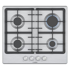 Варочная панель Bosch PGP6B5O92R, независимая, нержавеющая сталь
