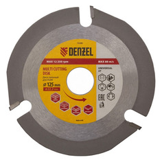 Пильный диск DENZEL 73398, универсальный, 125мм, 4мм, 22.2мм, 1шт