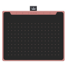 Графический планшет HUION Inspiroy RTS-300 розовый/черный