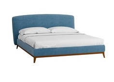 Кровать сканди лайт 1.4 (r-home) синий 170x109x230 см.