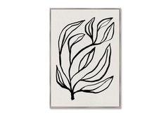 Репродукция картины на холсте branches in color, no8 (картины в квартиру) бежевый 75x105 см.