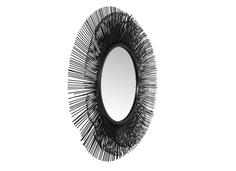 Зеркало sunburst (kare) черный 87x87x9 см.