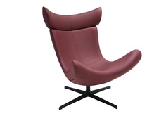 Кресло imola винный (bradexhome) красный 89x107x88 см.