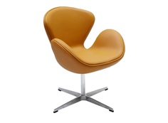 Кресло swan chair оранжевый (bradexhome) оранжевый 70x95x61 см.